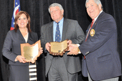 William J. Napier receives the James A. Rhodes Award